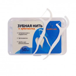 Зубная нить + Зубочистка